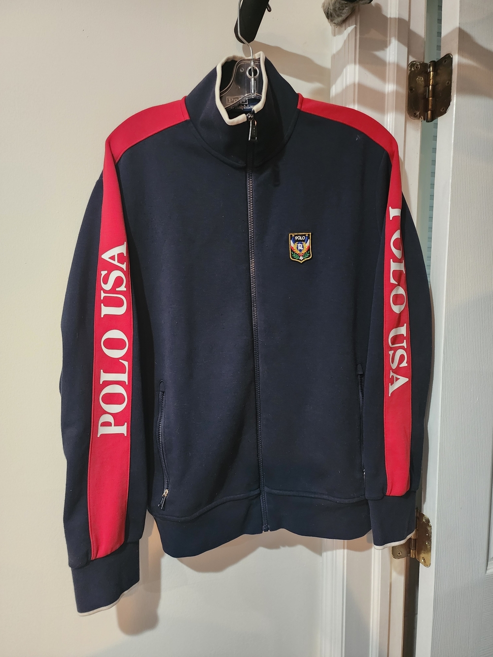 Polo by Ralph Lauren Navy Crest Patch Sweatshirt